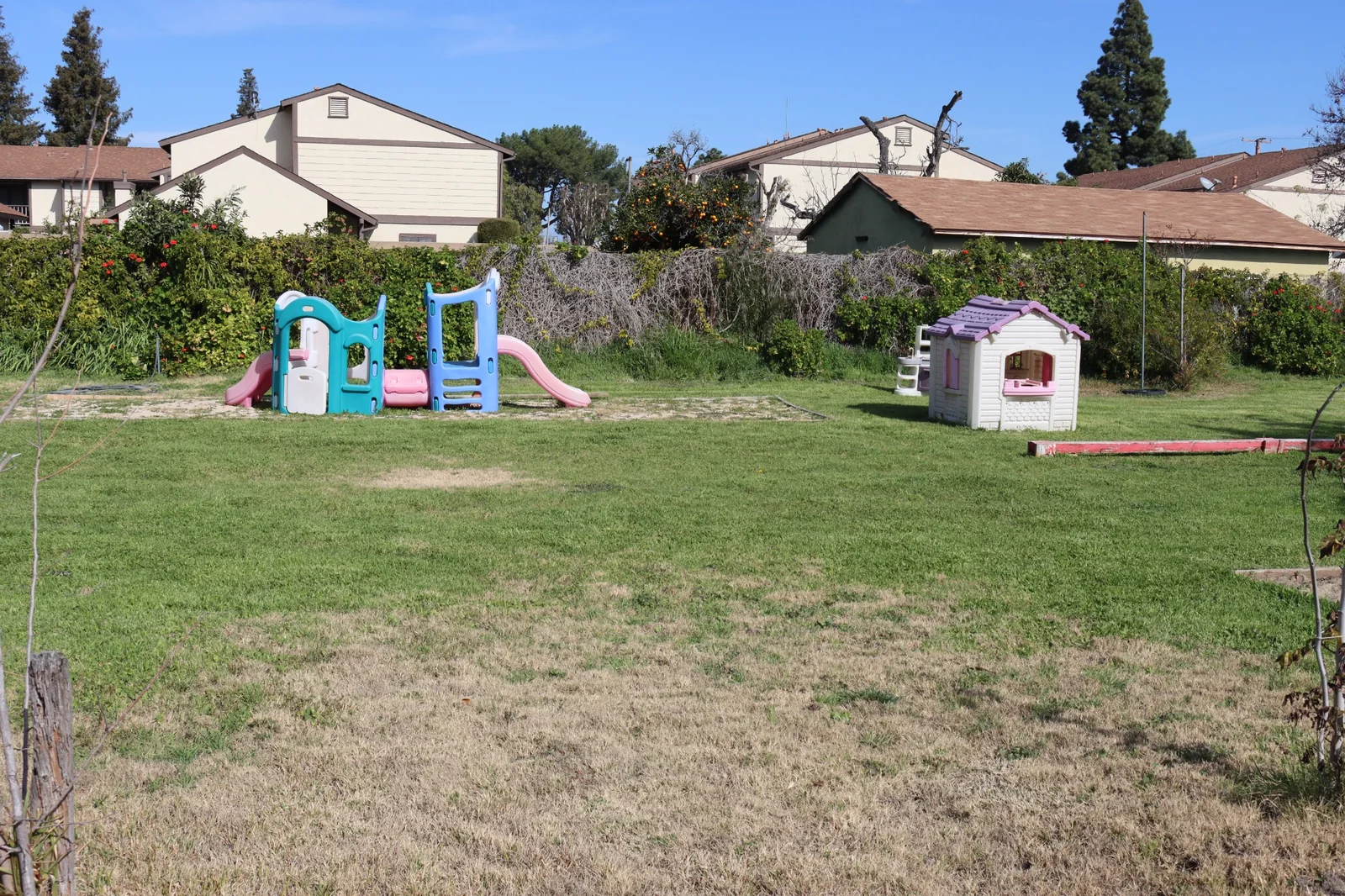 Outdoor playground and green space